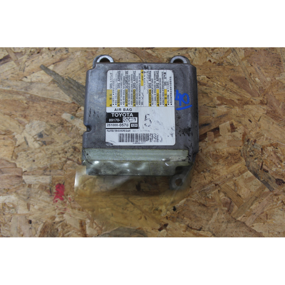 89170-0DC70 CENTRALINA SENSORE AIRBAG TOYOTA YARIS 3 III (P13)(2019) 1.5 HYBRID 73CV 54KW 1NZFXE