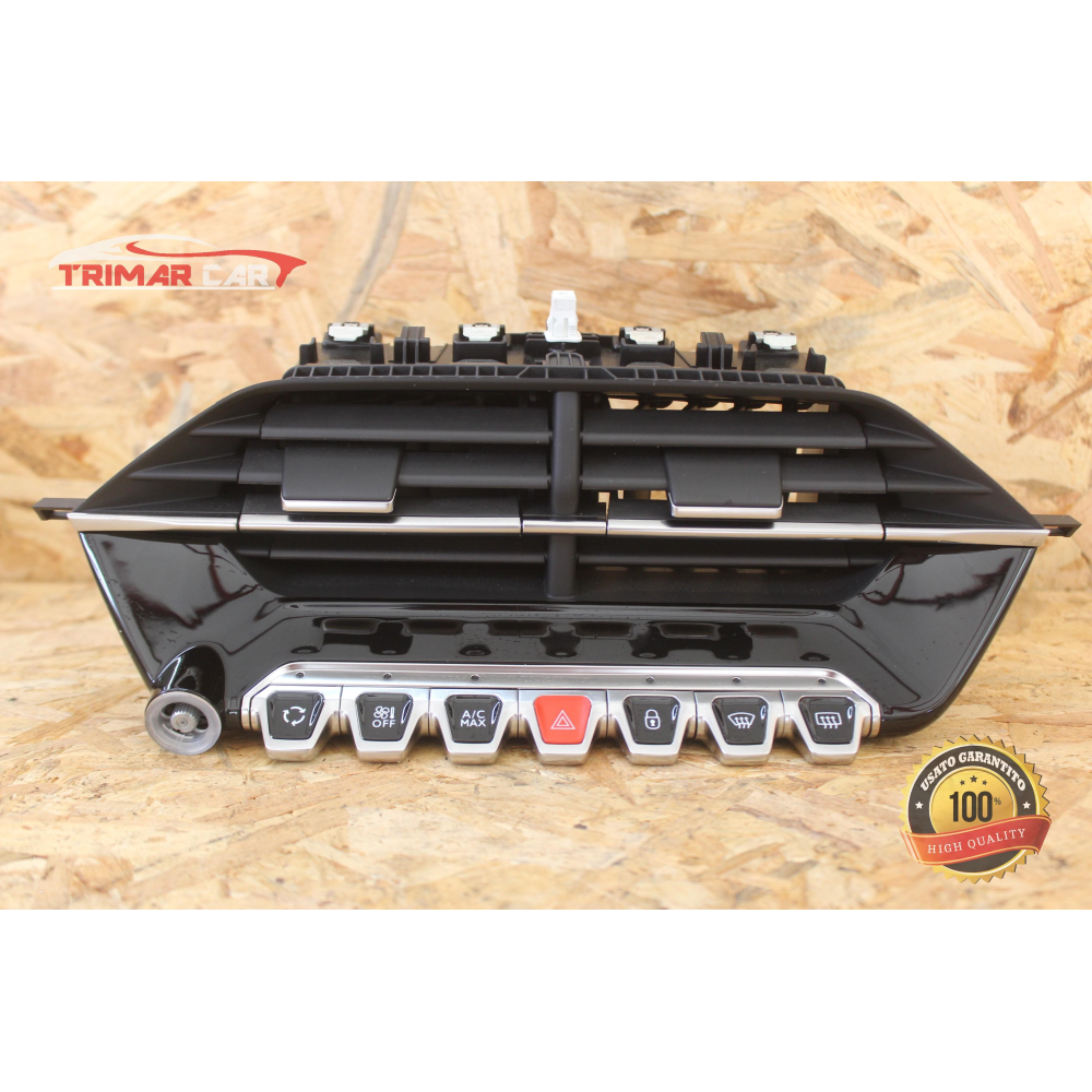 9823457080 BOCCHETTA ARIA CLIMA CRUSCOTTO CENTRALE CON PULSANTIERA PEUGEOT 208 2 II (UB_UP_UW_UJ_)(2019>) 1.5 BlueHDI 100 102CV 75KW YH01
