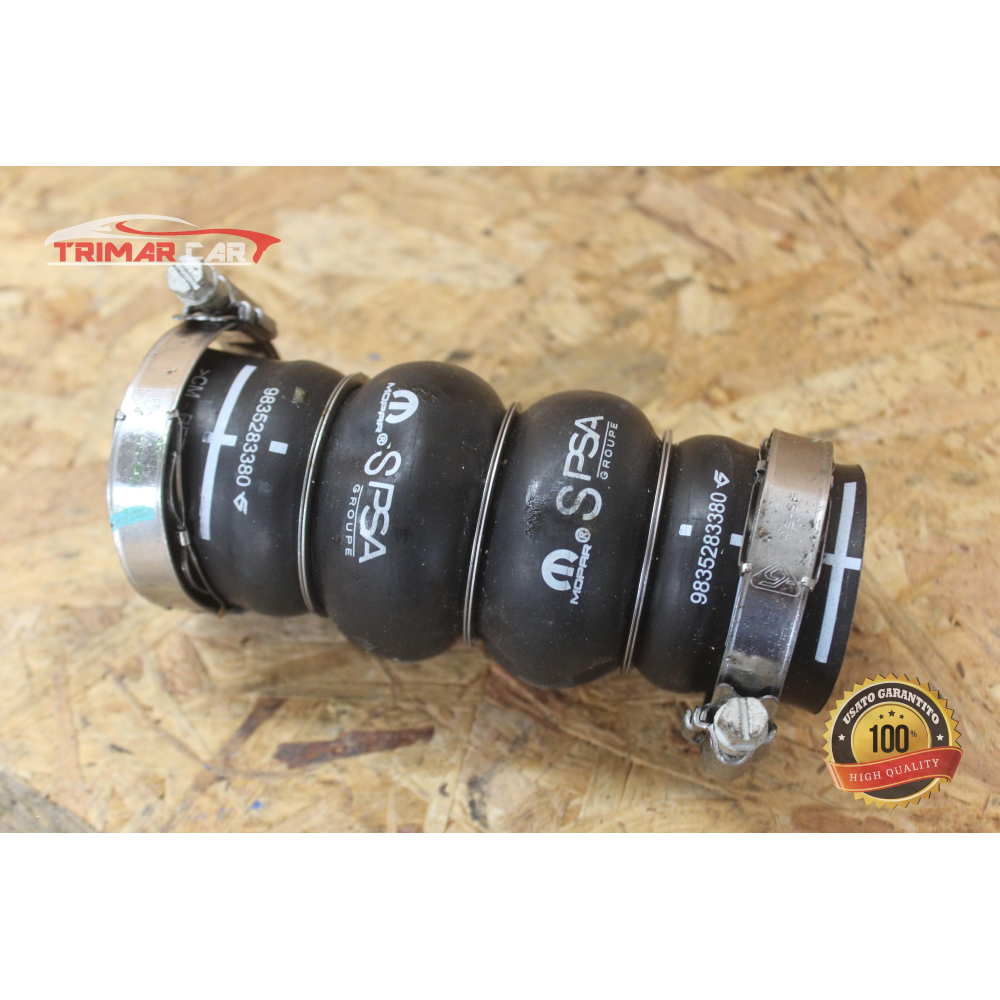 9835283380 TUBO MANICOTTO ASPIRAZIONE ARIA PEUGEOT 208 2 II (UB_UP_UW_UJ_)(2019>) 1.5 BlueHDI 100 102CV 75KW YH01
