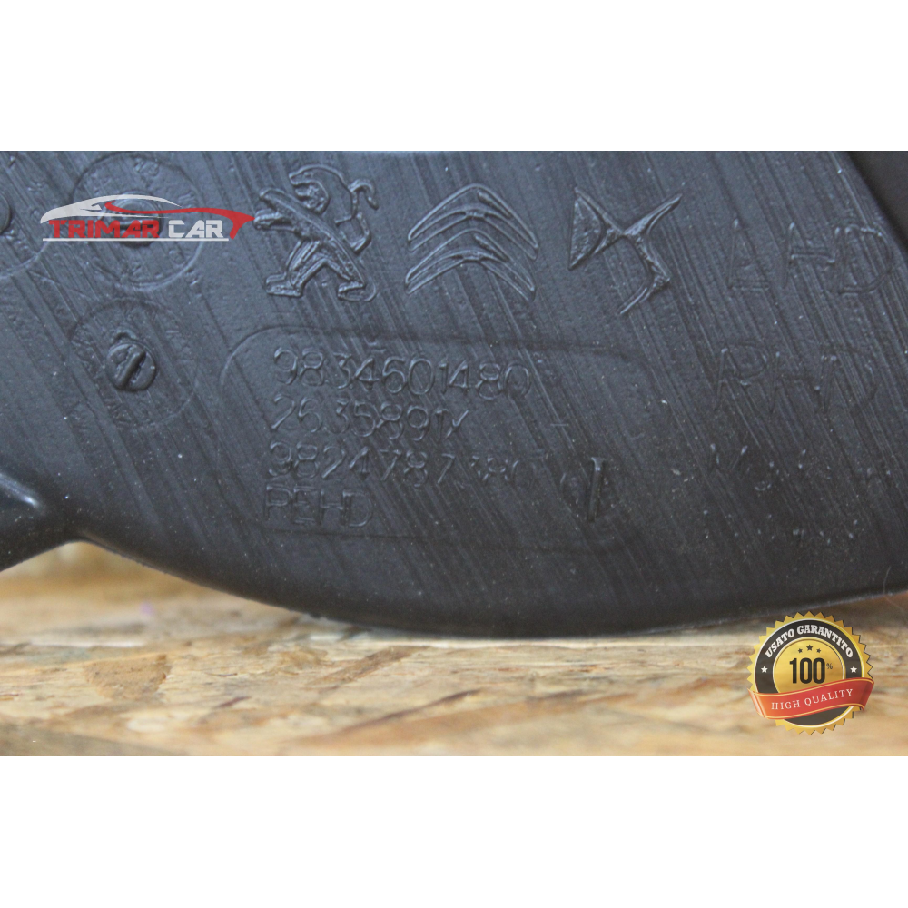 9834601480 TUBO CONDOTTO AERAZIONE INTERNO PEUGEOT 208 2 II (UB_UP_UW_UJ_)(2019>) 1.5 BlueHDI 100 102CV 75KW YH01