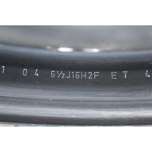 R16 6½J16H2F ET49 CERCHIO SINGOLO IN FERRO RENAULT MEGANE 2 II (01-11)