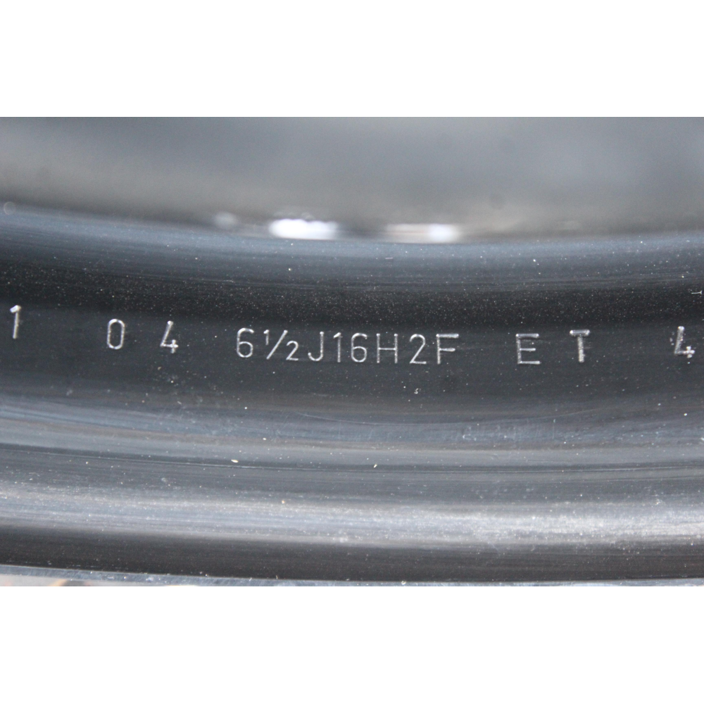 R16 6½J16H2F ET49 CERCHIO SINGOLO IN FERRO RENAULT MEGANE 2 II (01-11)