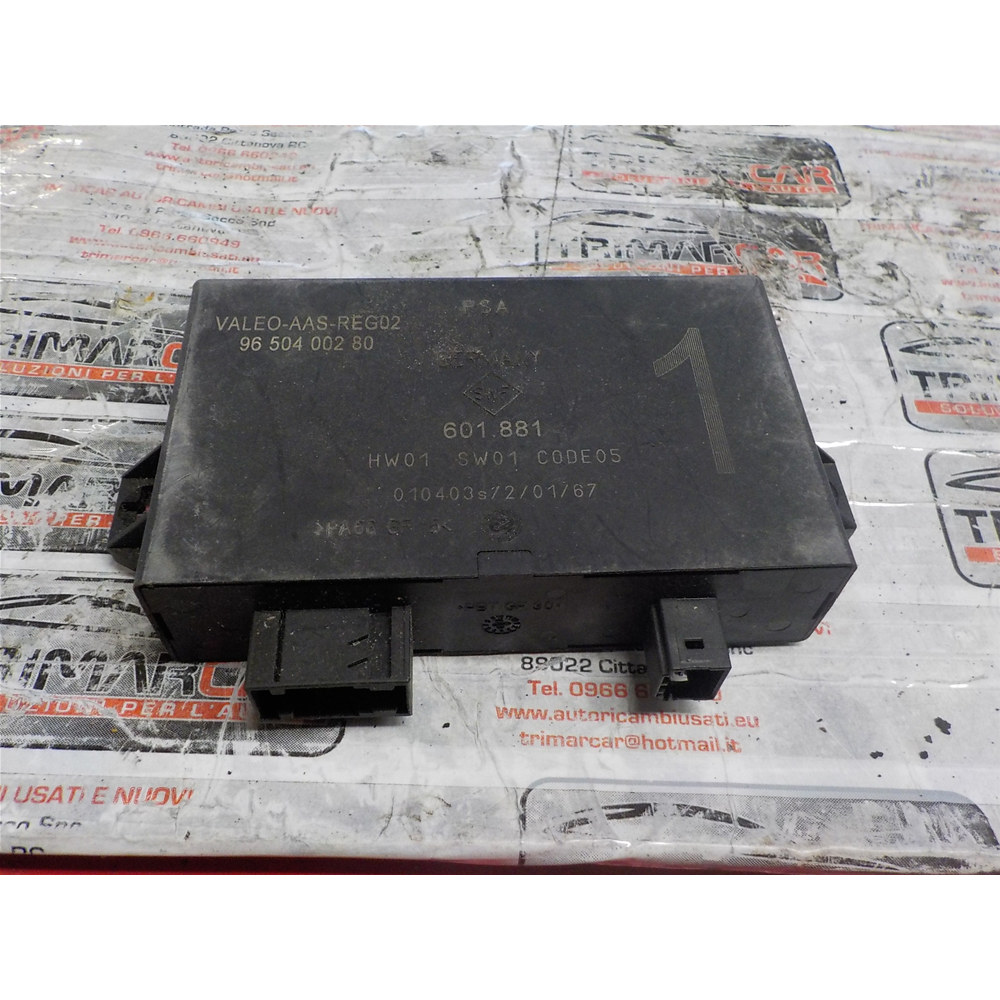 CENTRALINA SENSORI PARCHEGGIO FIAT ULYSSE LANCIA PHEDRA PEUGEOT 807 9650400280