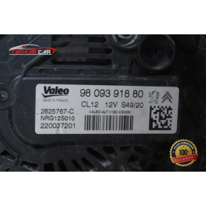 9809391880 ALTERNATORE PEUGEOT CITROEN DS