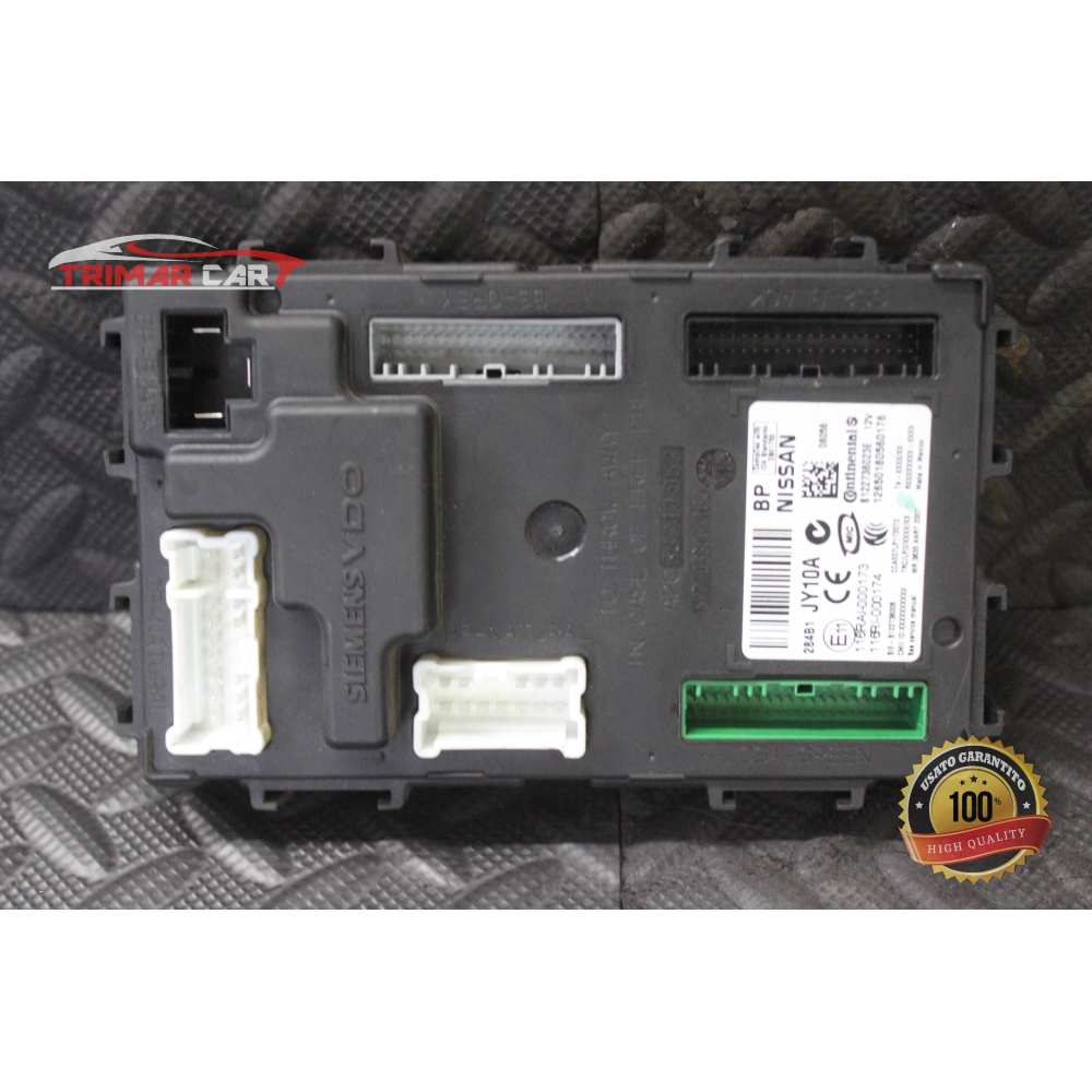 284B1JY10A CENTRALINA BODY COMPUTER RENAULT KOLEOS 1 I (HY)(2008 >) 2.0 DCI 150CV 110 KW COD MOT. M9RG832