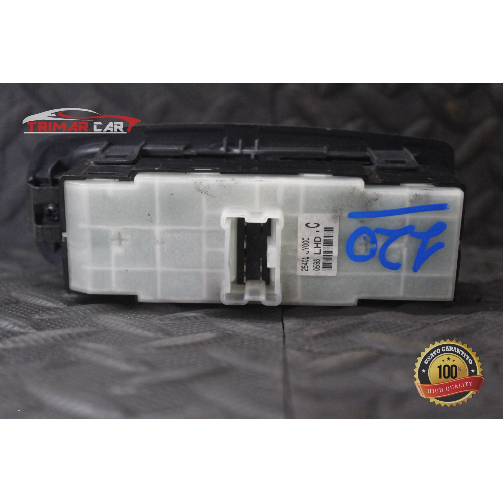 25401JY00C PULSANTIERA ALZAVETRO ANTERIORE SX SINISTRA RENAULT KOLEOS 1 I (HY)(2008 >) 2.0 DCI 150CV 110 KW COD MOT. M9RG832