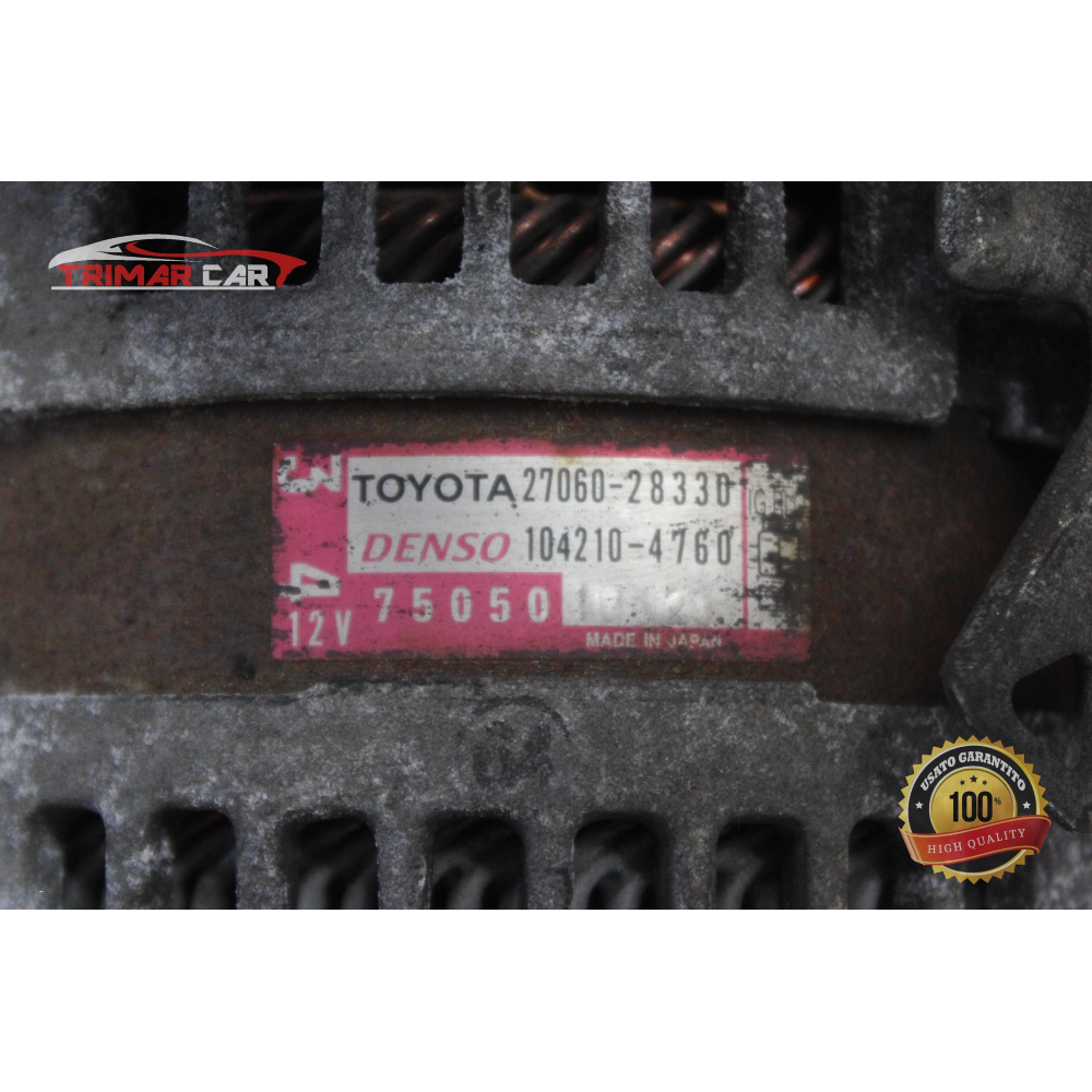 2706028330 ALTERNATORE TOYOTA