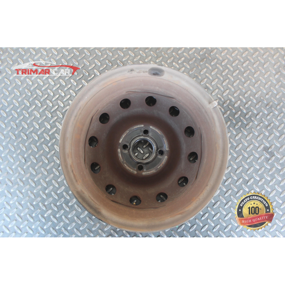 R14 529100X100 CERCHIO SINGOLO IN FERRO HYUNDAI i10 (PA)(2007-2013) 1.1 48KW 65CV G4HG