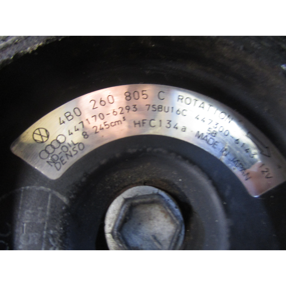 COMPRESSORE AC ARIA CONDIZIONATA AUDI A4 2.5 TDI [95-01] 4B0260805C 447170-6293