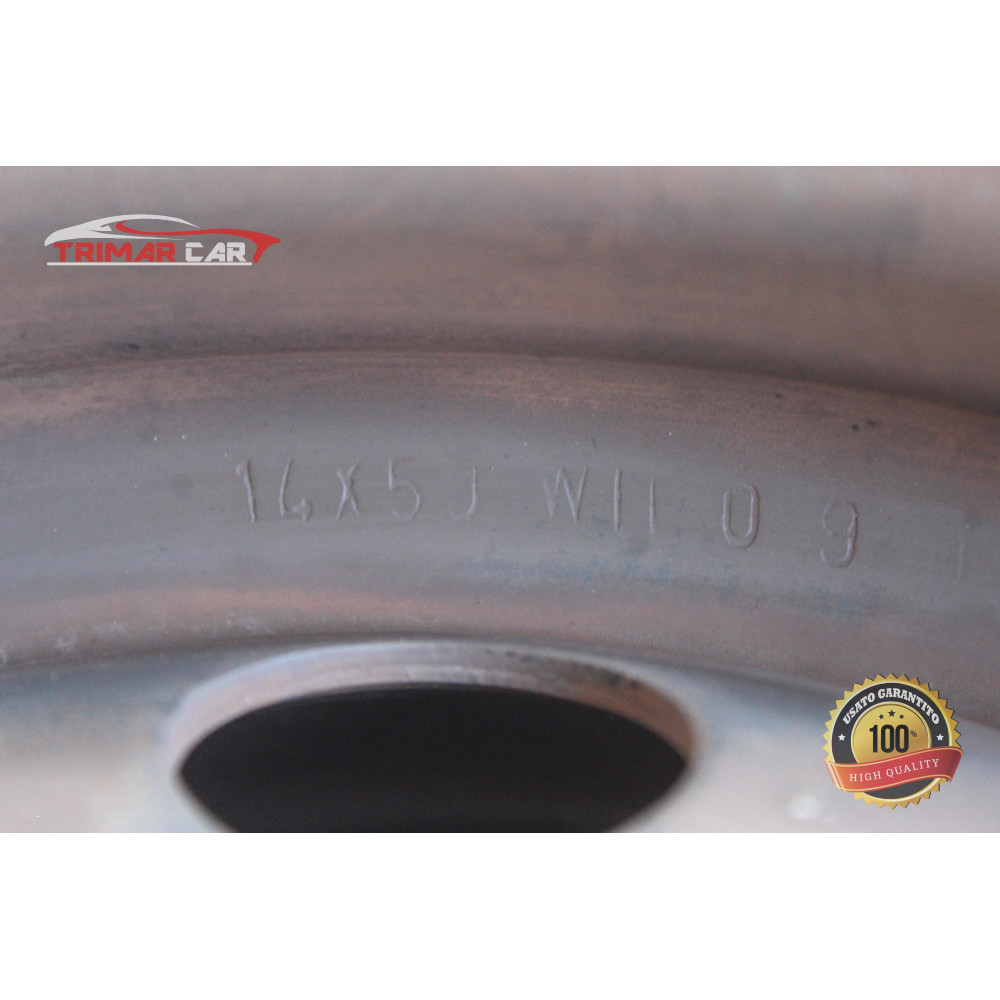 R14 529100X100 CERCHIO SINGOLO IN FERRO HYUNDAI i10 (PA)(2007-2013) 1.1 48KW 65CV G4HG