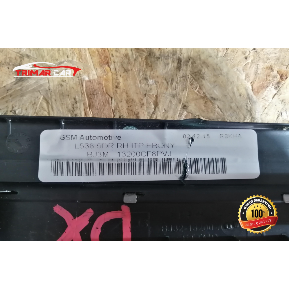 BJ32-13200-ADW PROFILO BATTITACCO ANTERIORE DESTRO RANGE ROVER EVOQUE (L538)(2011 >) 2.0 D 4X4 150CV 110KW 204DTD