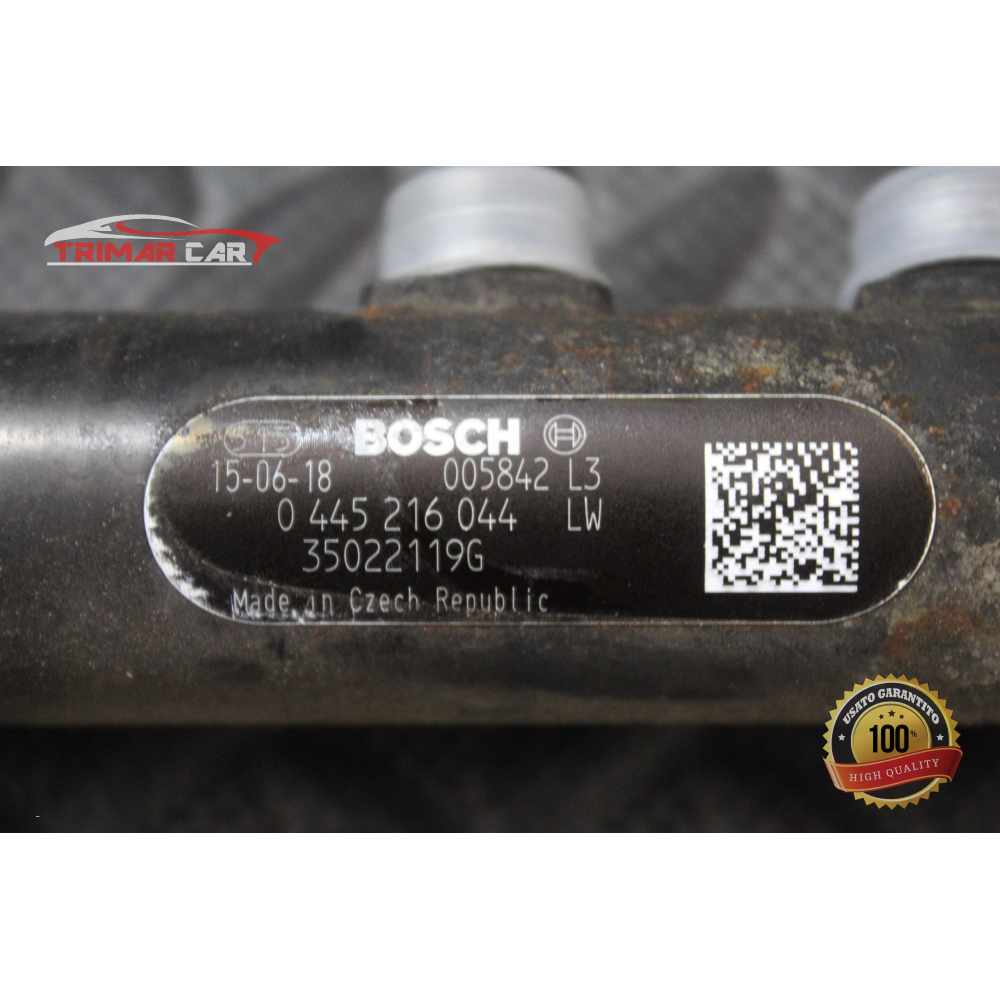 0445216044 TUBO FLAUTO RAIL INIEZIONE MASERATI GHIBLI 3 (M157)(DAL 2013) 3.0D VM