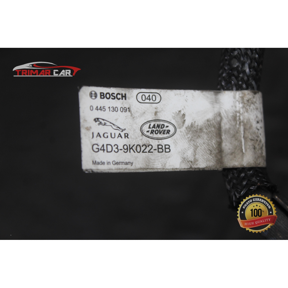 G4D3-9K022-BB TUBO RITORNO CARBURANTE INIETTORE LAND ROVER JAGUAR 2.0TD4 204DTD