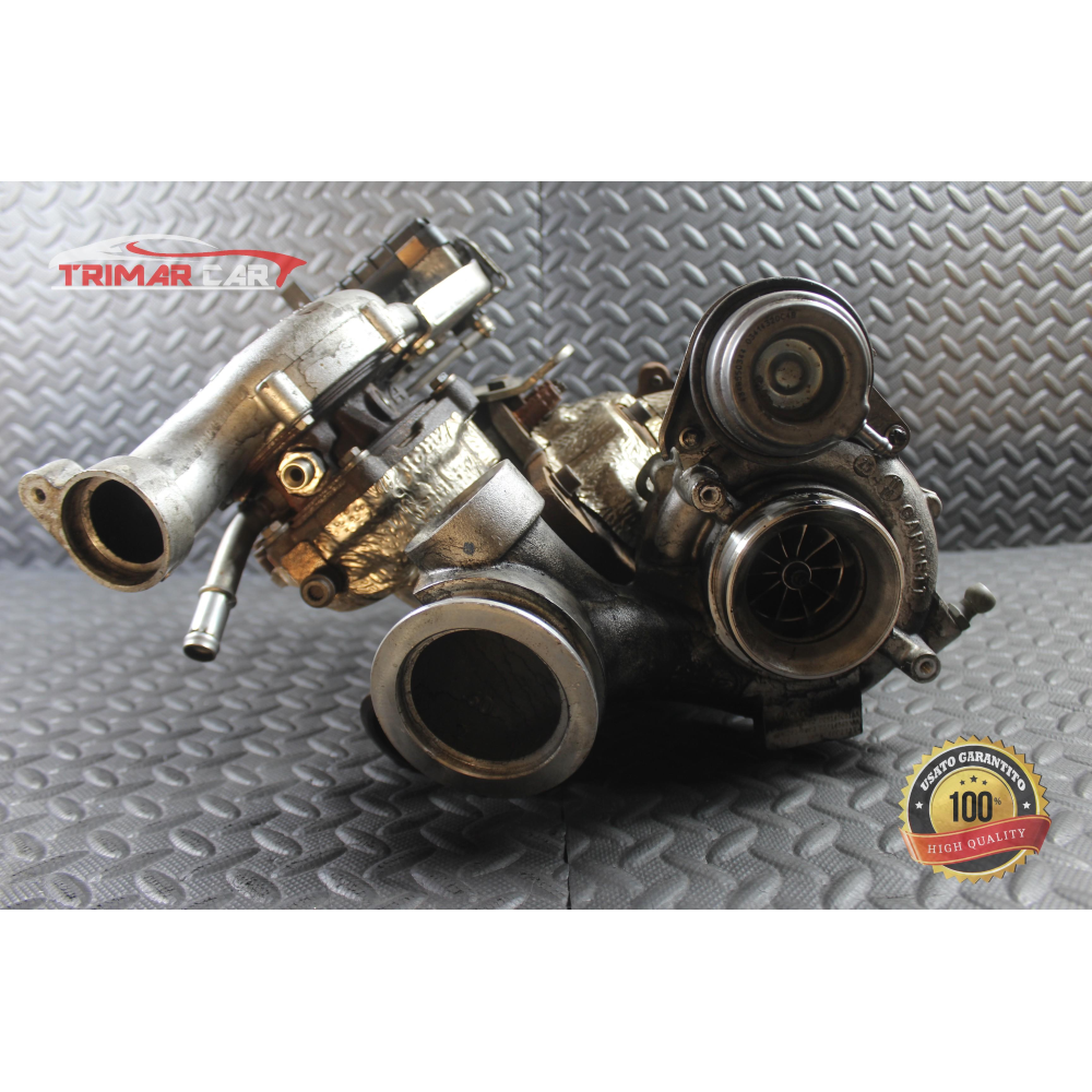 059145654AA 827334-2 BITURBO TURBINA AUDI VW, A6, A7, Q5, A6, SQ5 - 3.0 TDI. Turbo 825965, 827334 