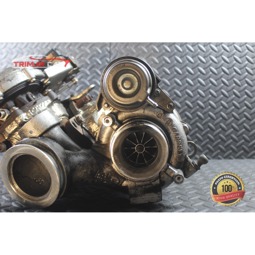 059145654AA 827334-2 BITURBO TURBINA AUDI VW, A6, A7, Q5, A6, SQ5 - 3.0 TDI. Turbo 825965, 827334 