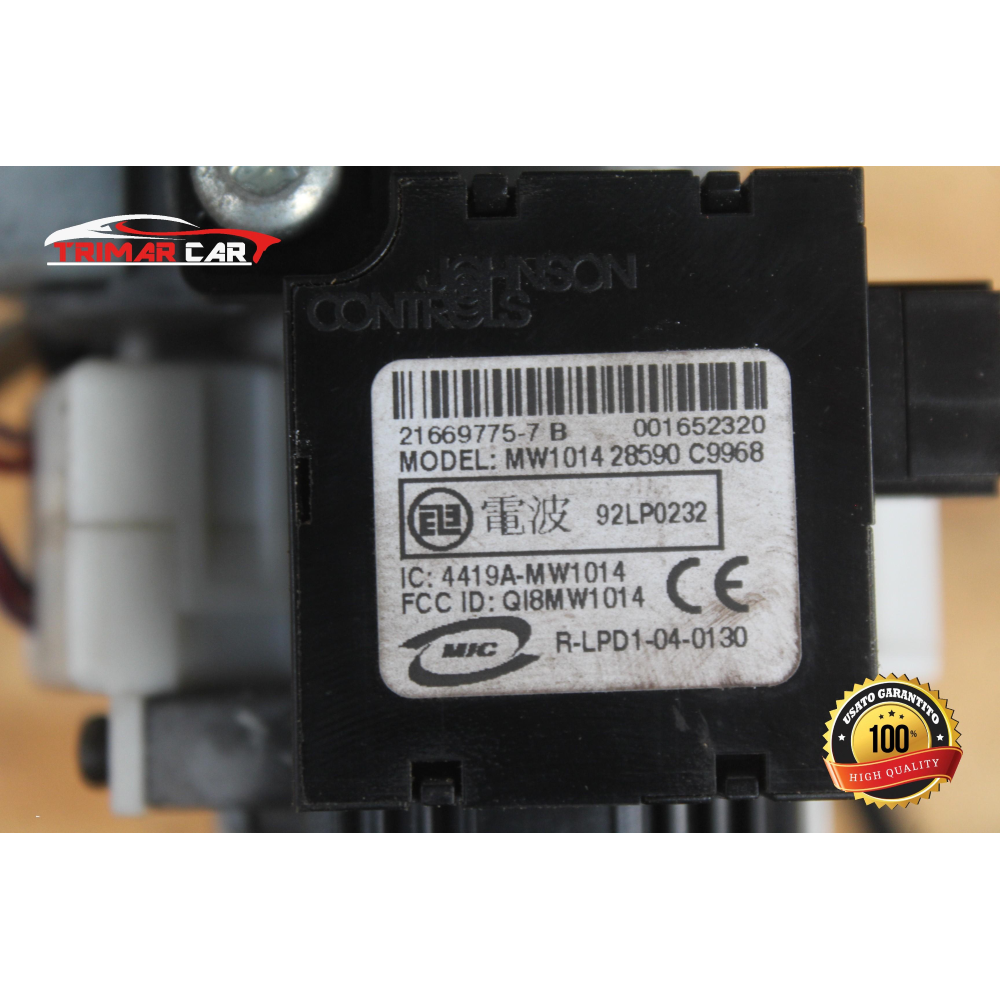 23710EB31A KIT BLOCCO ACCENSIONE NISSAN PATHFINDER 3 III (R51)(2005 IN POI) 2.5 DCI 4WD YD25DDTI