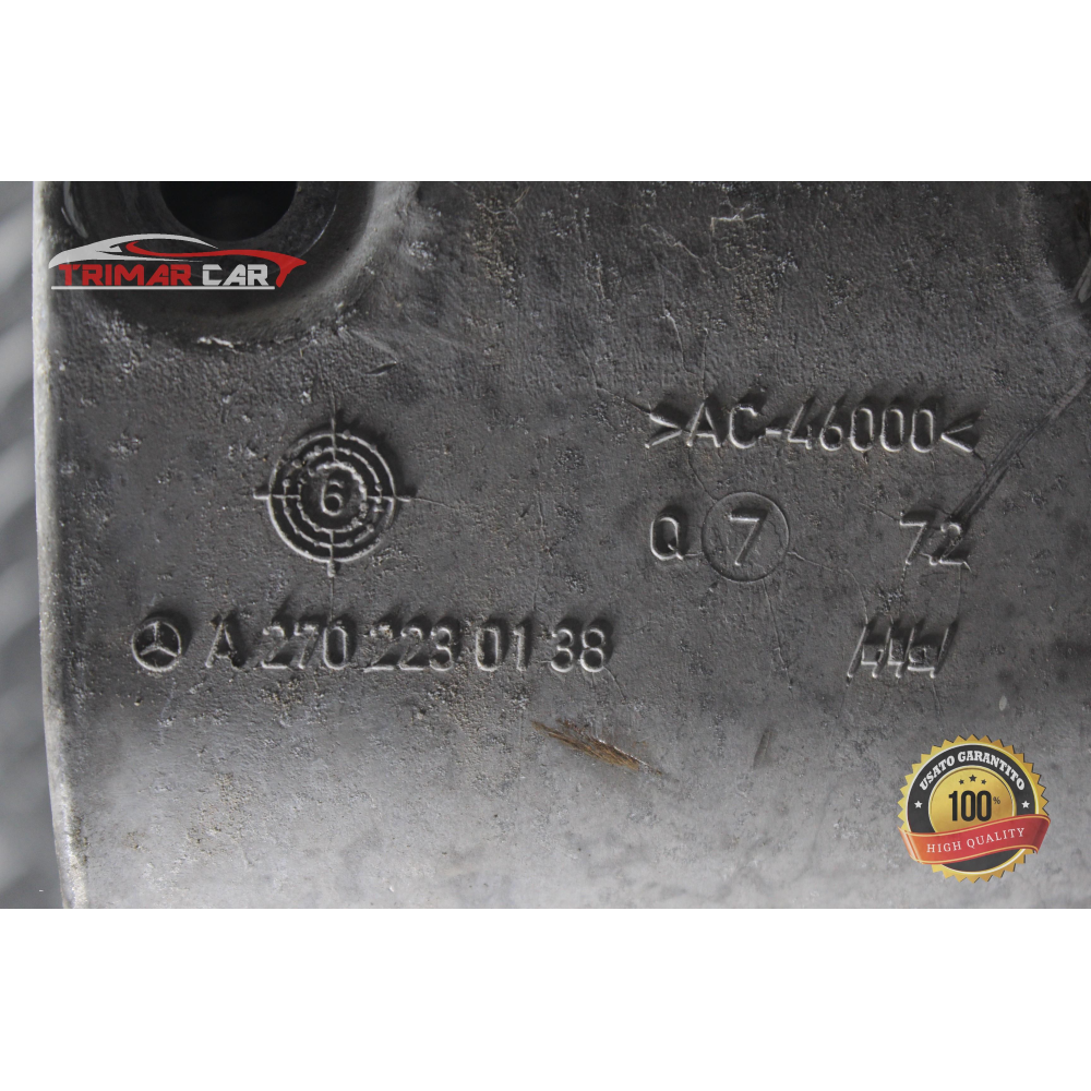 A2702230138 SUPPORTO MOTORE MERCEDES CLASSE C (W205)(2013 >) AMG C 63 476CV 350KW M177980