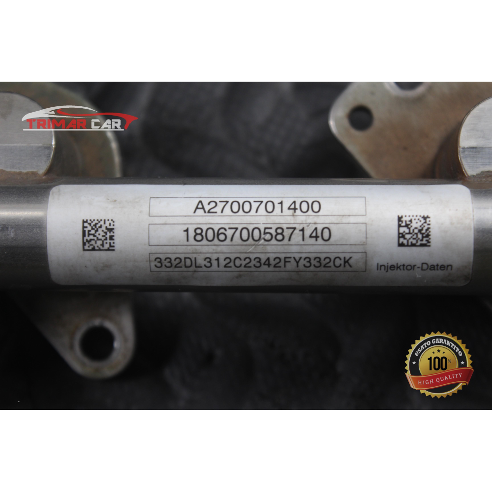 A2700701400 TUBO FLAUTO RAIL INIEZIONE MERCEDES CLASSE C (W205)(2013 >) AMG C 63 476CV 350KW M177980