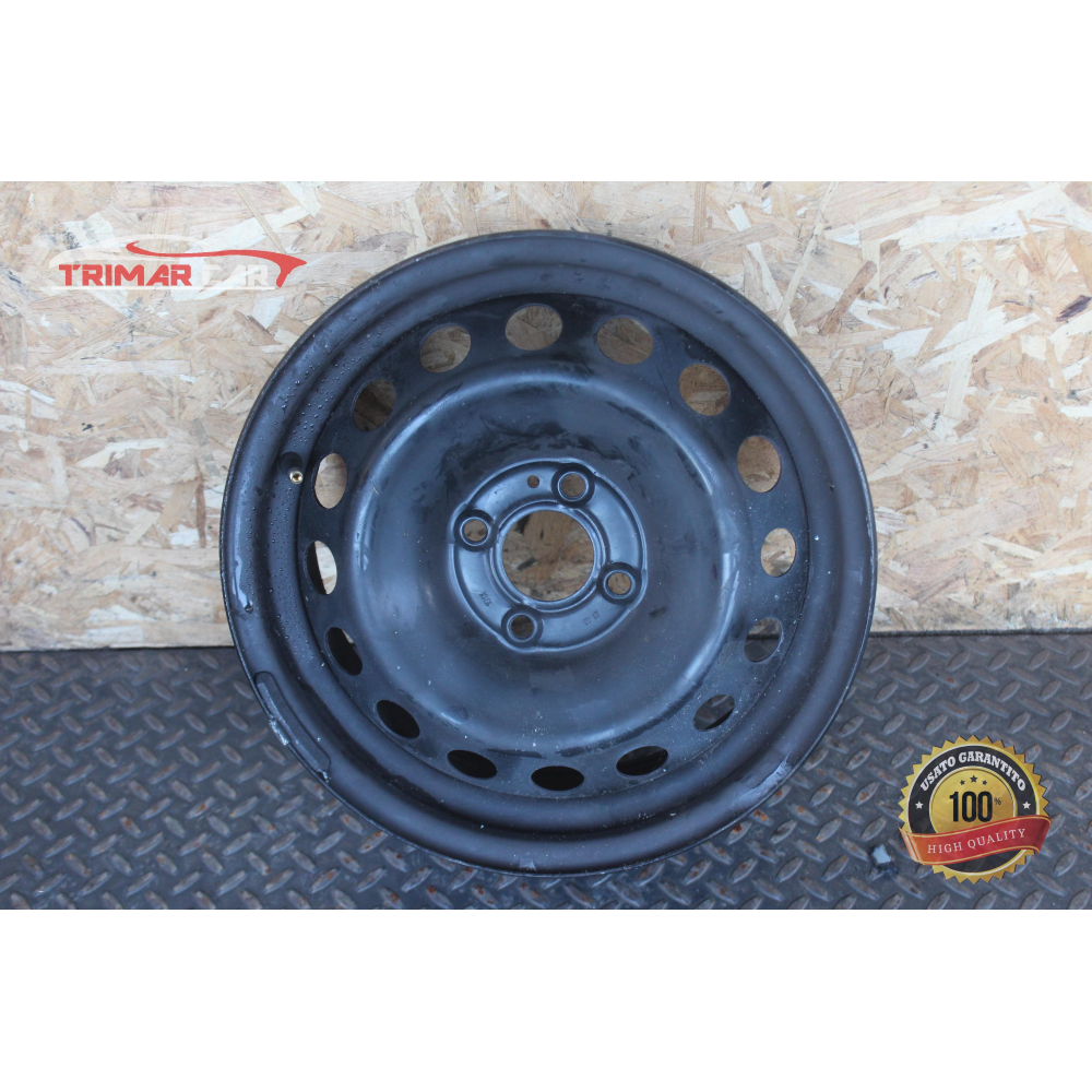 403003689R R15 CERCHIO SINGOLO IN FERRO DACIA SANDERO 2 (2012 >) 1.0 Sce 75 73CV 54KW B4D B4