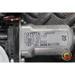 85710-0D100 MECCANISMO ALZACRISTALLI ANTERIORE DESTRO TOYOTA YARIS 3 III (P13)(2010 >) 1.0 69CV 51KW COD MOT; 1KR