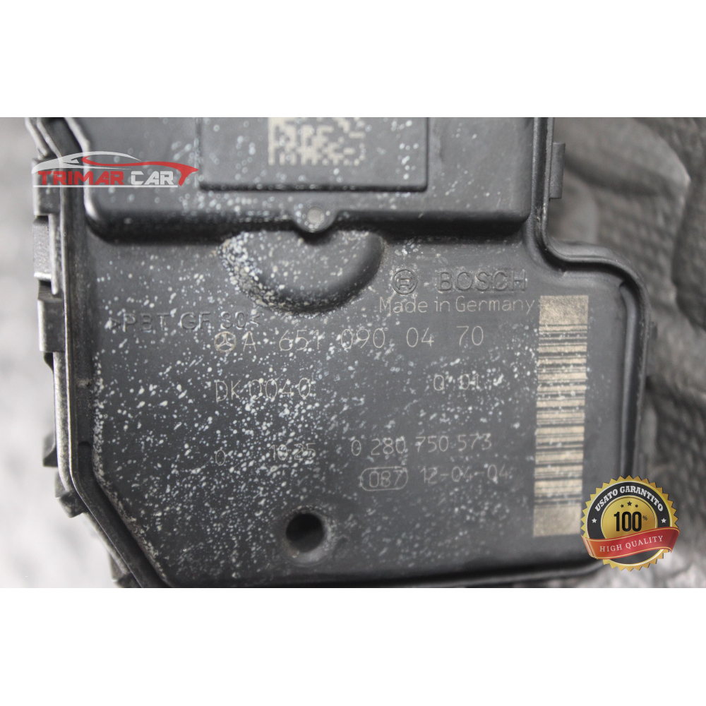 A6510900470 0280750573 CORPO FARFALLATO MERCEDES CLASSE E (W212)(09-16)