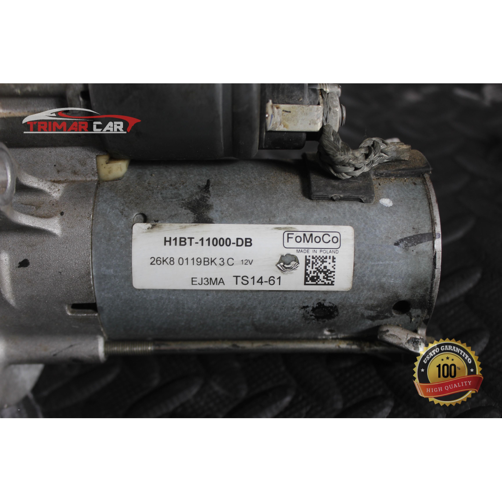 H1BT-11000-DB MOTORINO AVVIAMENTO FORD FIESTA 7 VII (2017 >) 1.5 TDCI 86CV 63KW XUJN