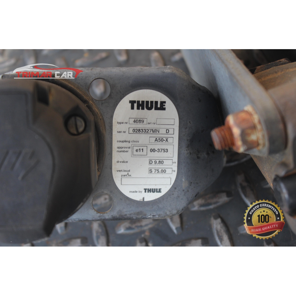 THULE TRAVERSA SUPPORTO GANCIO DI TRAINO TOYOTA RAV4 2 II (A2)(00-05) 2.0 D 4WD 116CV 85KW CODICE MOTORE: 1CD-FTV
