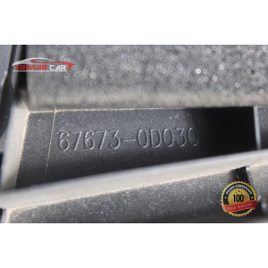 67673-0D030 TRIANGOLO PORTA POSTERIORE DESTRO TOYOTA YARIS 3 III (P13)(2010 >) 1.0 69CV 51KW COD MOT; 1KR