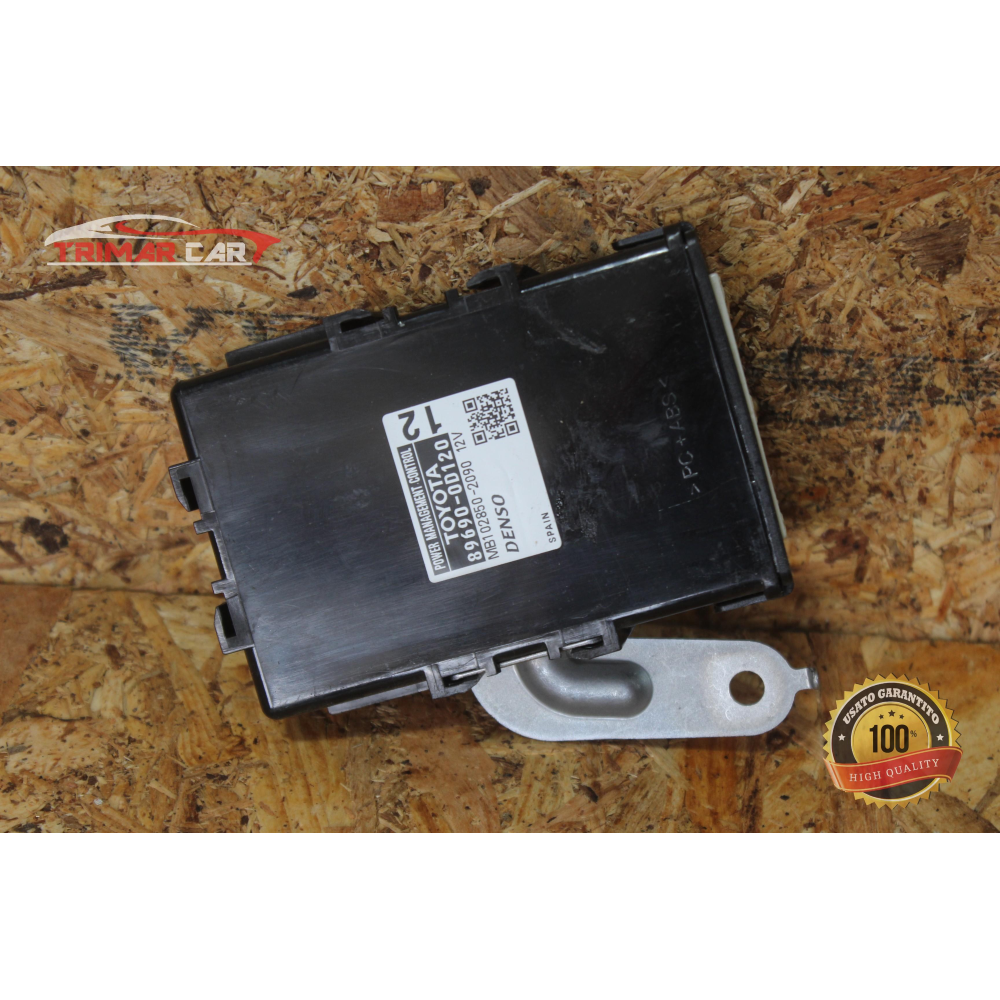 89690-0D120 CENTRALINA CARBURANTE BENZINA TOYOTA YARIS 3 III (P13)(2010 >) 1.0 69CV 51KW COD MOT; 1KR