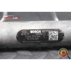 0445214044 TUBO FLAUTO RAIL INIEZIONE FIAT GRANDE PUNTO (199)(05-12) 1.3 MJET 75CV 55KW COD MOT: 199A2000