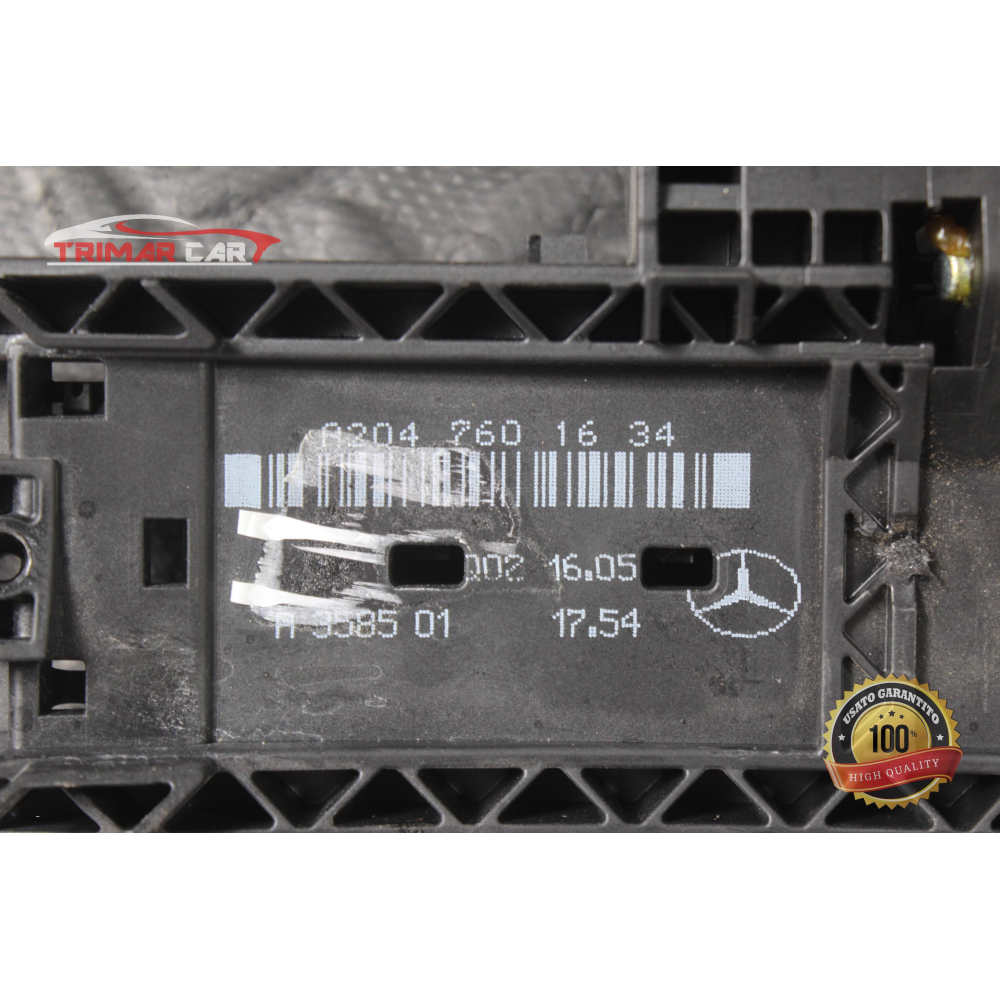 A2047601634 SUPPORTO MANIGLIA ESTERNA POSTERIORE DESTRA MERCEDES CLASSE A (W176)(2012 >)