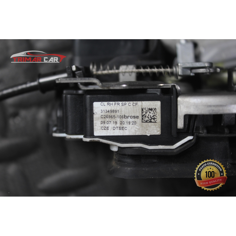 31349891 SERRATURA SPORTELLO ANTERIORE DESTRA 6PIN VOLVO V60 II (225)(2018 >)