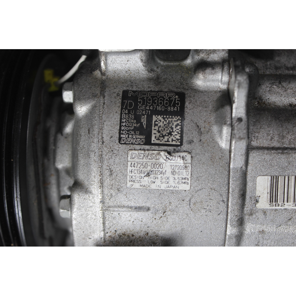 51936675 447160-8841 COMPRESSORE AC CLIMA JEEP RENEGADE (BU)(2014 >) 1.6 MJET