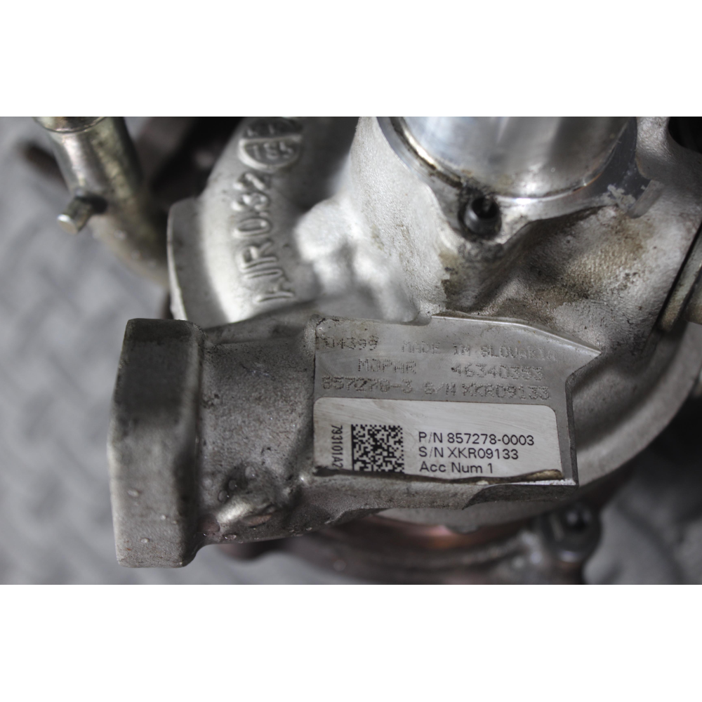 857278-3 46340353 TURBINA TURBO FIAT 500X (334)(2014 >) 1.3 MJET 95CV 70KW COD. MOT. 55283775