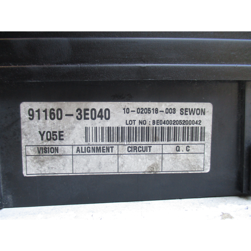 CENTRALINA BODY PORTAFUSIBILI KIA SORENTO 1 (JC) [02-09] 2.5 CRDI COD: 91160-3E040