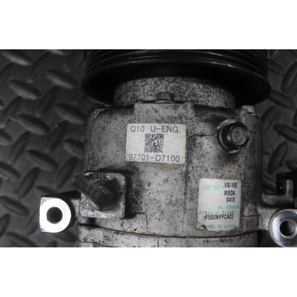 97701-D7100 COMPRESSORE AC CLIMA HYUNDAI TUCSON (TL)(2015 >) 1.7 CRDI 141CV 104KW D4FD