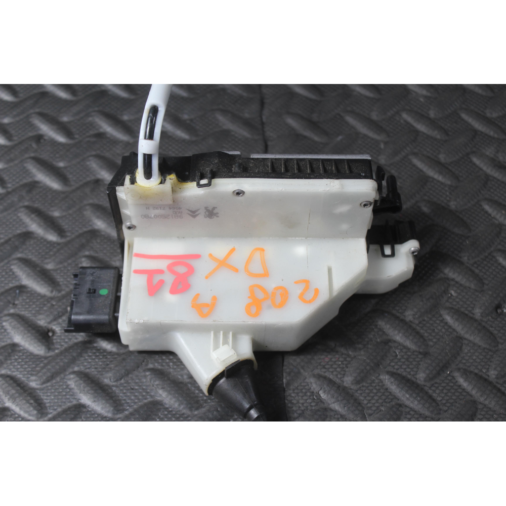 9812500780 SERRATURA SPORTELLO ANTERIORE DESTRA 6PIN PEUGEOT 208 I (CA , CC)(2012 >)