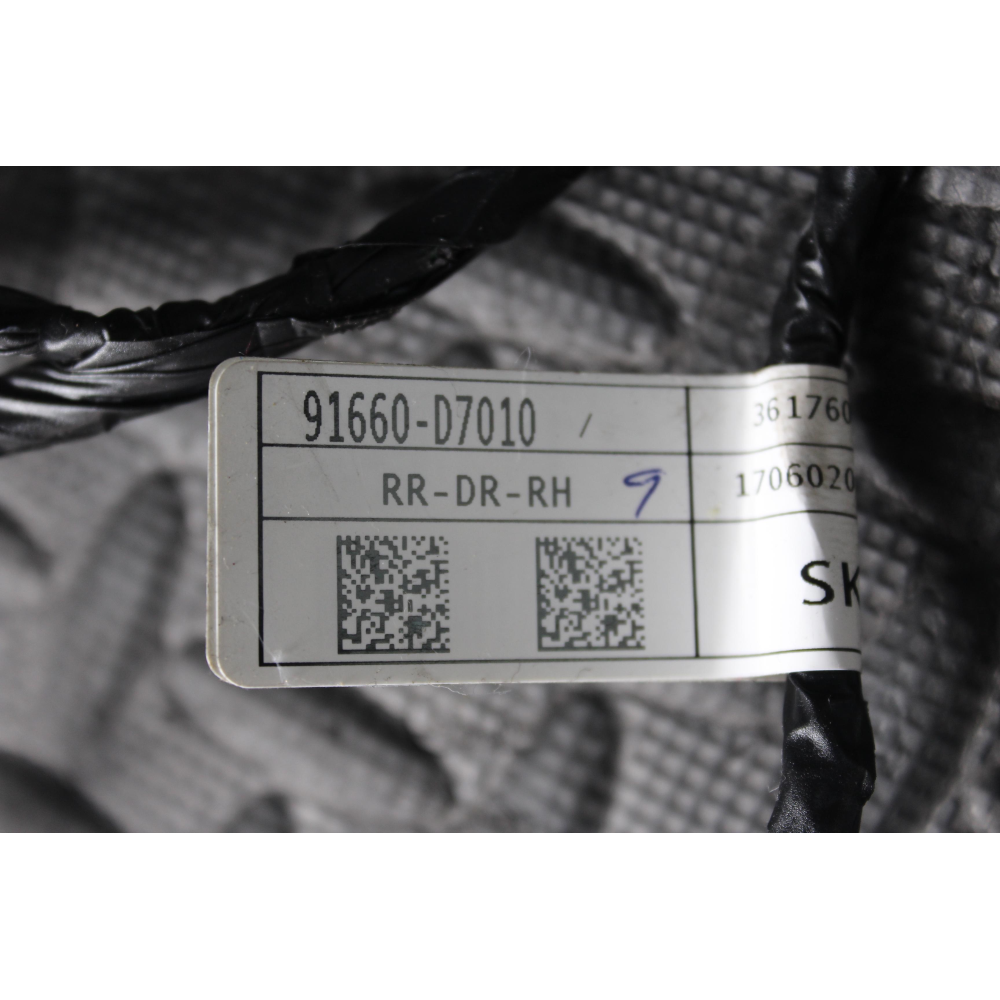 91660-D7010 CAVI CABLAGGIO PORTA POSTERIORE DESTRA HYUNDAI TUCSON (TL)(2015 >) 1.7 CRDI 141CV 104KW D4FD