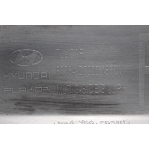 87753-D7000 COPPIA MINIGONNE SOTTOPORTA LATERALI HYUNDAI TUCSON (TL)(2015 >) 1.7 CRDI 141CV 104KW D4FD