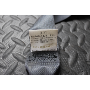 84960-64J1 CINTURA SICUREZZA POSTERIORE DESTRA SINISTRA 3P SUZUKI GRAND VITARA 2 II (JT,TE,TD)(05-15) 1.9 DCI