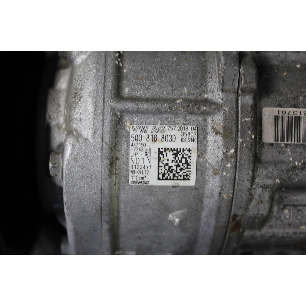 5Q0816803D 447150-7743 COMPRESSORE AC CLIMA AUDI SEAT SKODA VW 2016> 1.6 TDI DGT