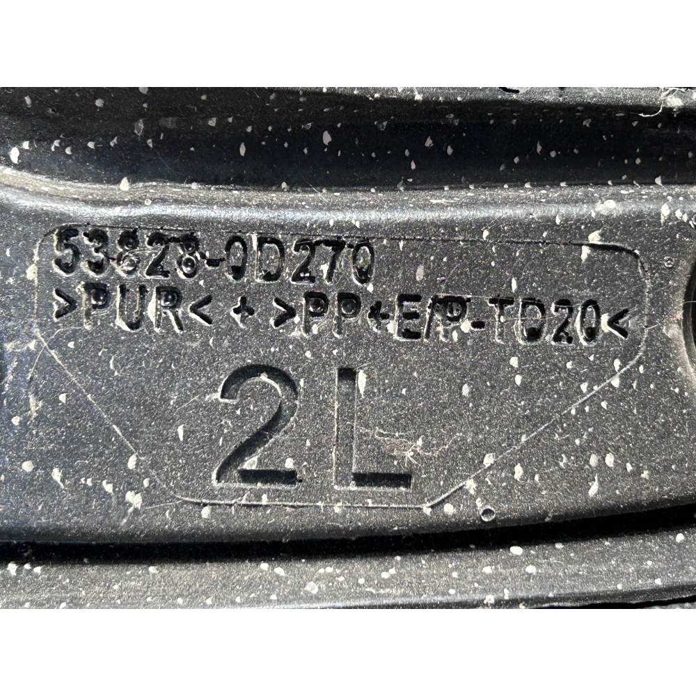 53828-0D270 FLANGIA ISOLANTE PARAFANGO ANTERIORE SINISTRO TOYOTA YARIS 3 III (P13)(2017>) 1.5 HYBRID 73CV 54KW 1NZFXE