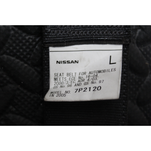 7P2120 CINTURA SICUREZZA POSTERIORE SINISTRA NISSAN PATHFINDER 3 III (R51)(2005 >)