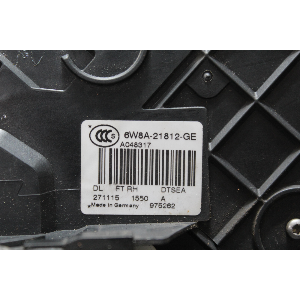 6W8A-21812-GE SERRATURA SPORTELLO ANTERIORE DESTRA LAND ROVER RANGE ROVER EVOQUE (L538)(2011 >) 2.0D 4X4 150CV 204DTD