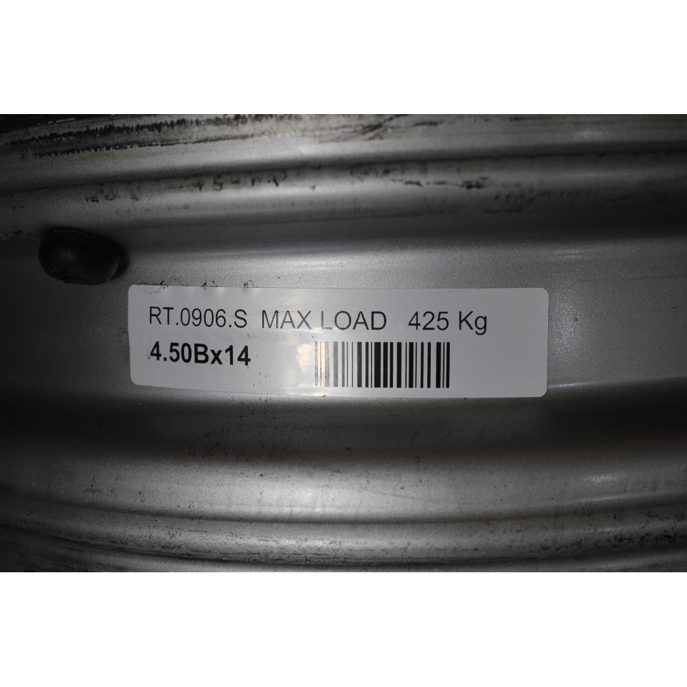 4.50BX14 R14 RT.0906.S CERCHIO SINGOLO IN FERRO PIAGGIO PORTER MAXXI