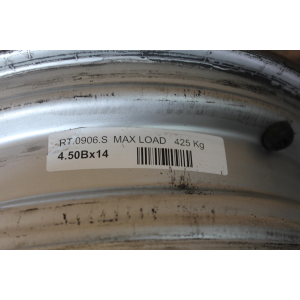 4.50BX14 R14 RT0906S 14 CERCHIO SINGOLO IN FERRO PIAGGIO PORTER MAXXI