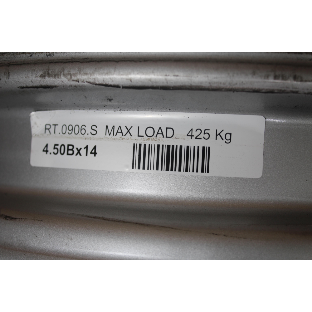 4.50BX14 R14 RT0906S CERCHIO SINGOLO IN FERRO PIAGGIO PORTER MAXXI