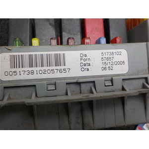 CENTRALINA BODY PORTAFUSIBILI FIAT CROMA 2 (194) [2005-2010] 1.9 120CV  51738102