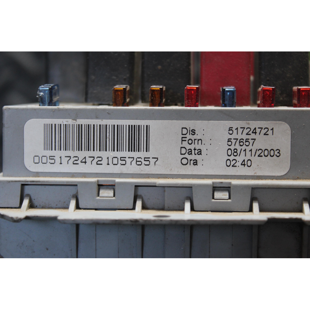 51724721 CENTRALINA SCATOLA PORTAFUSIBILI LANCIA YPSILON 2 (843)(2003-2011)