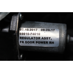 69810-F4010 MECCANISMO ALZACRISTALLI ANTERIORE DESTRO TOYOTA C-HR (2016>) 1.8 HYBRID 2ZR-FXE